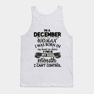 I'm A December Woman Happy Birthday To Me You Mommy Daughter Tank Top